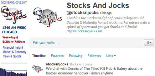 Stocks and Jocks on Twitter