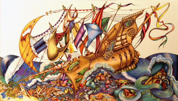 Harbor illustrations
